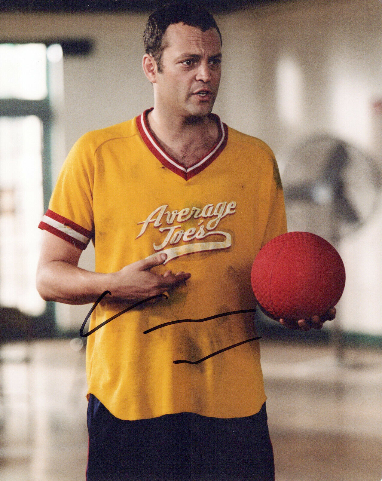 Vince Vaughn Dodgeball autographed Photo Poster painting signed 8x10 #4 Peter La Fleur