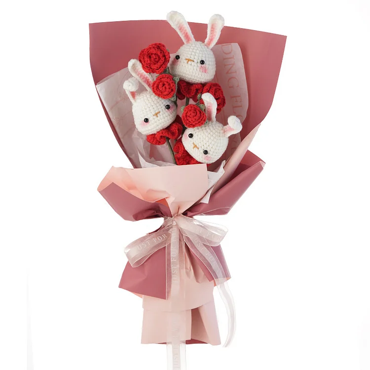YarnSet - Bouquet Crochet Kit - Bunny Rose