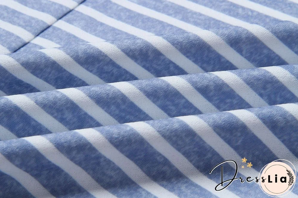 Striped Vacation Casual Jumpsuit