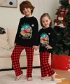 Halloween Family Parent-child Christmas Plaid Cartoon Pajamas