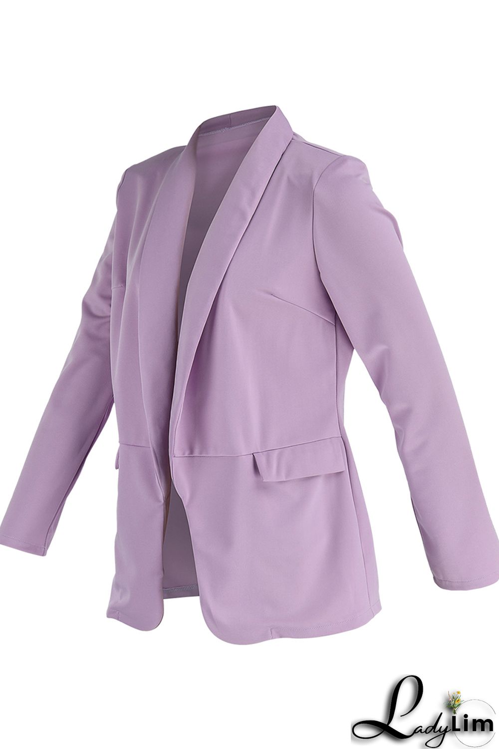 Green Fashion Casual Solid Patchwork Cardigan Turn-back Collar Outerwear