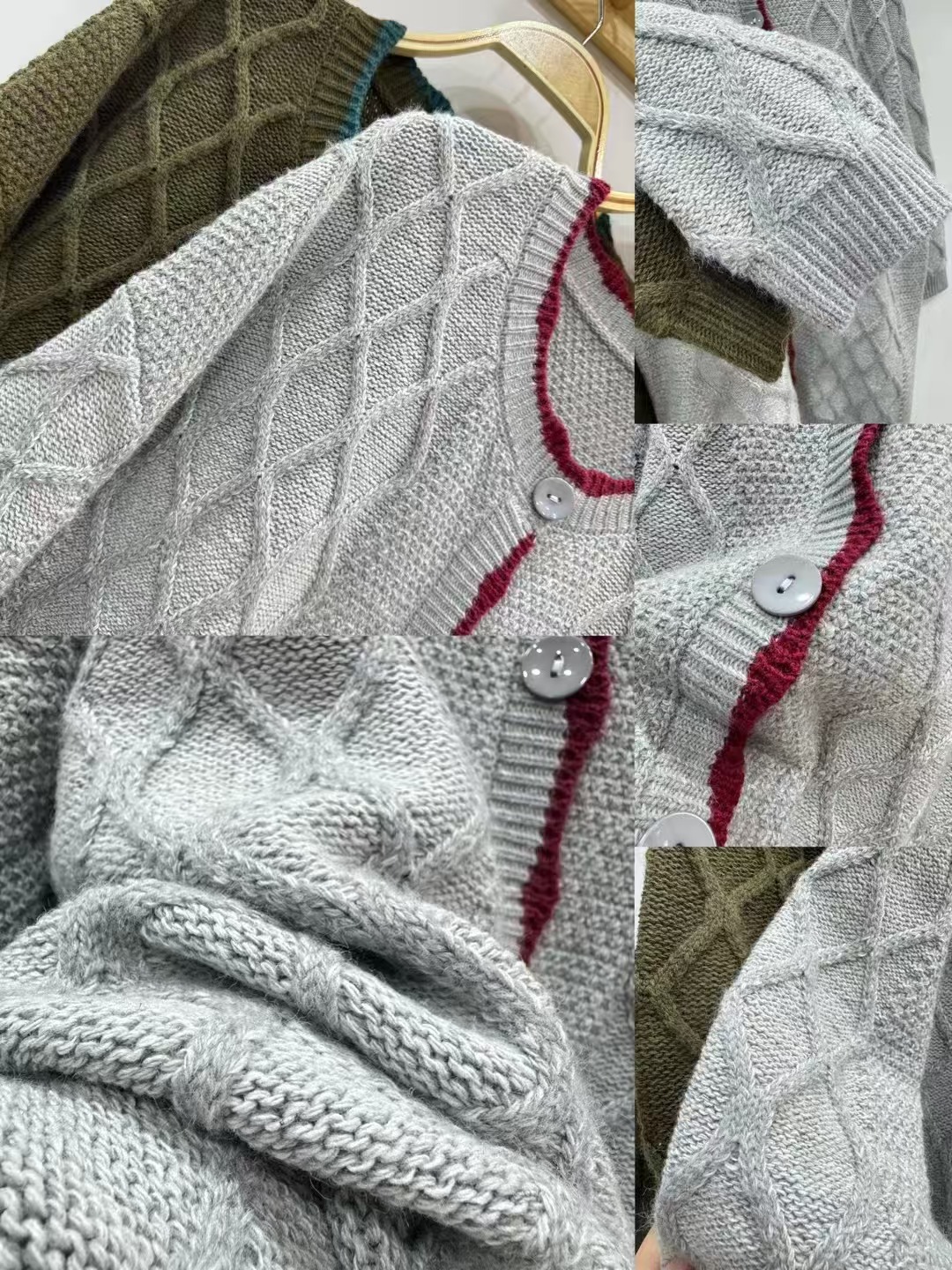 Chicfifth Sweater Women Winter Long Sleeve High Quality Autumn Vintage Top Knitted Cardigan