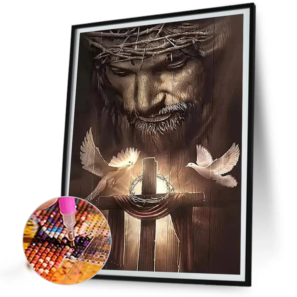 Diamond Painting - Full Square Drill - Jesus(Canvas|30*40cm)