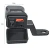 Motorcycle USB Charger 12V Dual USB Type C PD & QC 3.0 Motorcycle Phone Charger with ON/Off Switch for Phone Tablet GPS etc