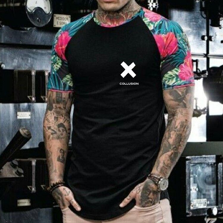 Summer flower print T-shirt