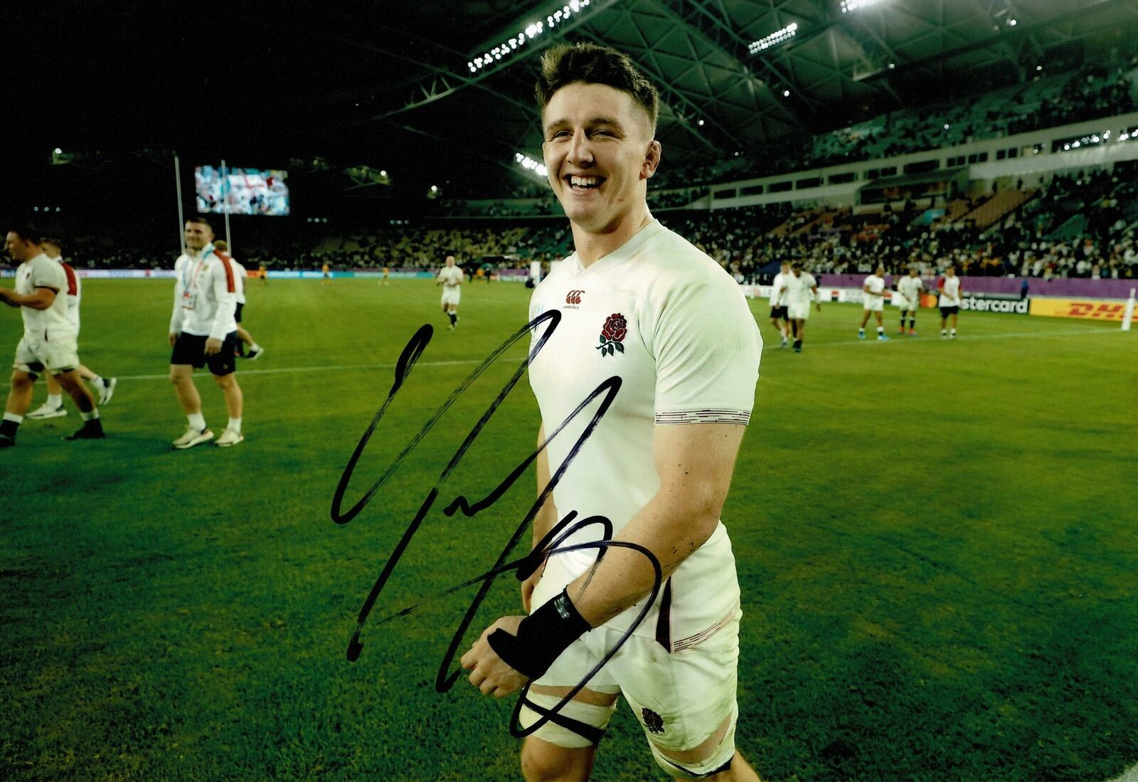 Tom CURRY Signed 12X8 Photo Poster painting England Genuine SIgnature AFTAL COA (2162)