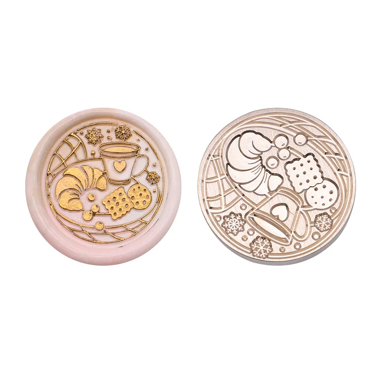 Diy Fire Lacquer Round Sealing Wax Stamp Head 25Mm gbfke