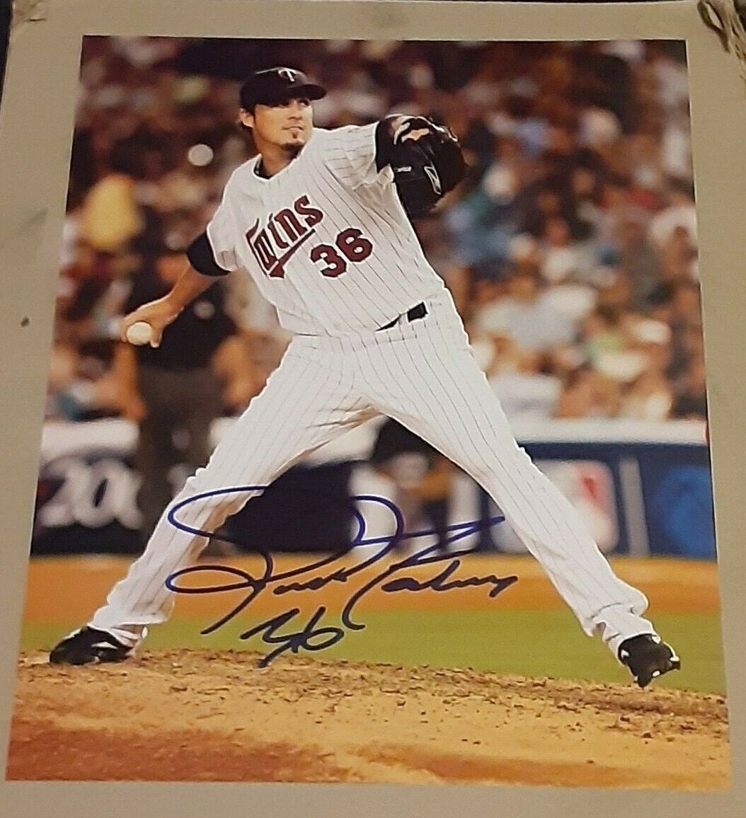 Joe Nathan Minnesota Twins SIGNED AUTOGRAPHED 2008 All-Star Game 8X10 Photo Poster painting COA