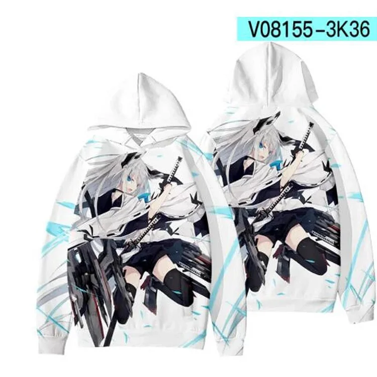 Japan Anime Shirakami Fubuki Sweat Pants 3D Joggers Pants Trousers Men/Women Track Pants Hip Hop Sweatpants Cosplay Costume