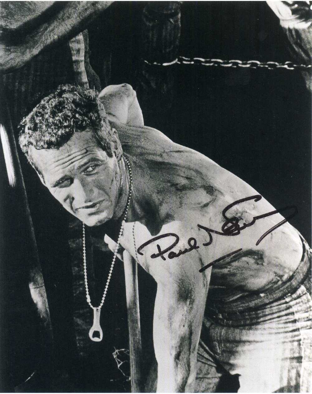 PAUL NEWMAN Signed 'Cool Hand Luke' Photo Poster paintinggraph - Film Actor - Preprint