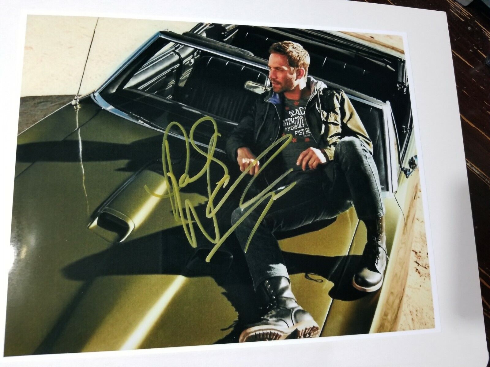 Paul Walker Signed 8x10 Photo Poster painting RP -  Shipping! Fast & Furious