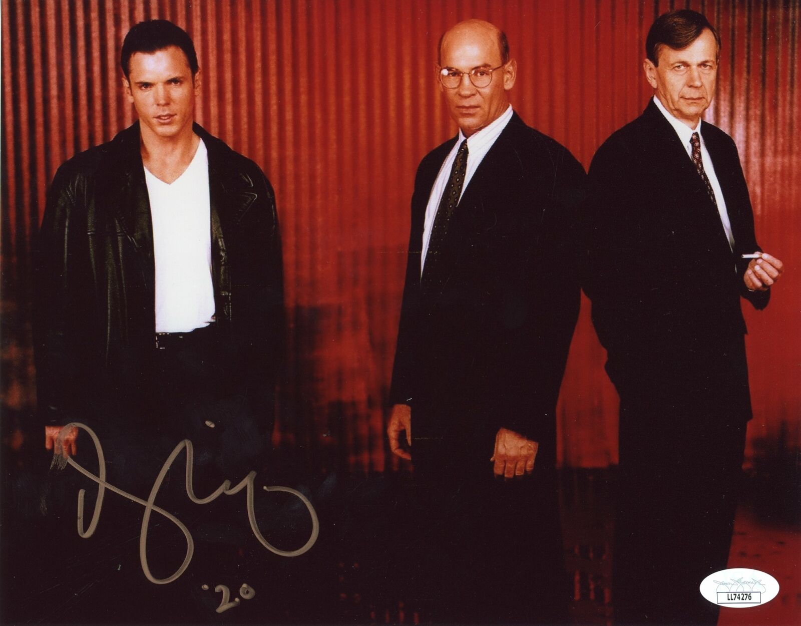 Nicholas Lea ALEX KRYCEK The X Files 8x10 Photo Poster painting Signed Autographed JSA Auto COA