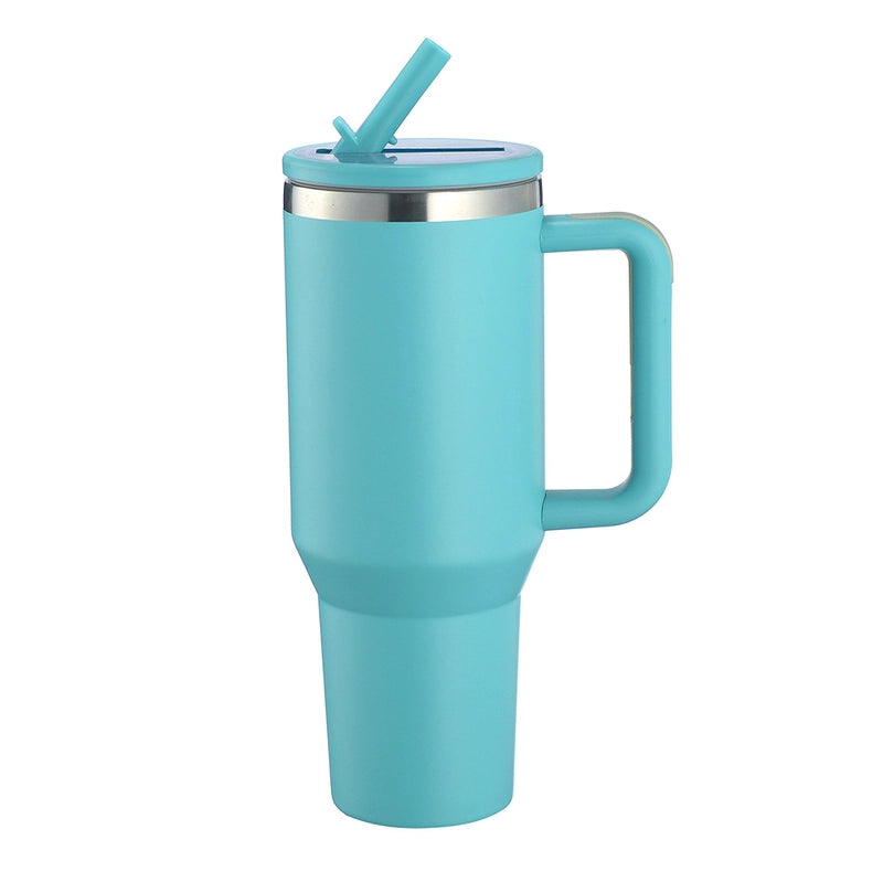 New Big Mac 304 Stainless Steel 40 Car Cup With Suction Nozzle Large Capacity Stretch Liner Handle Cup Support 5D