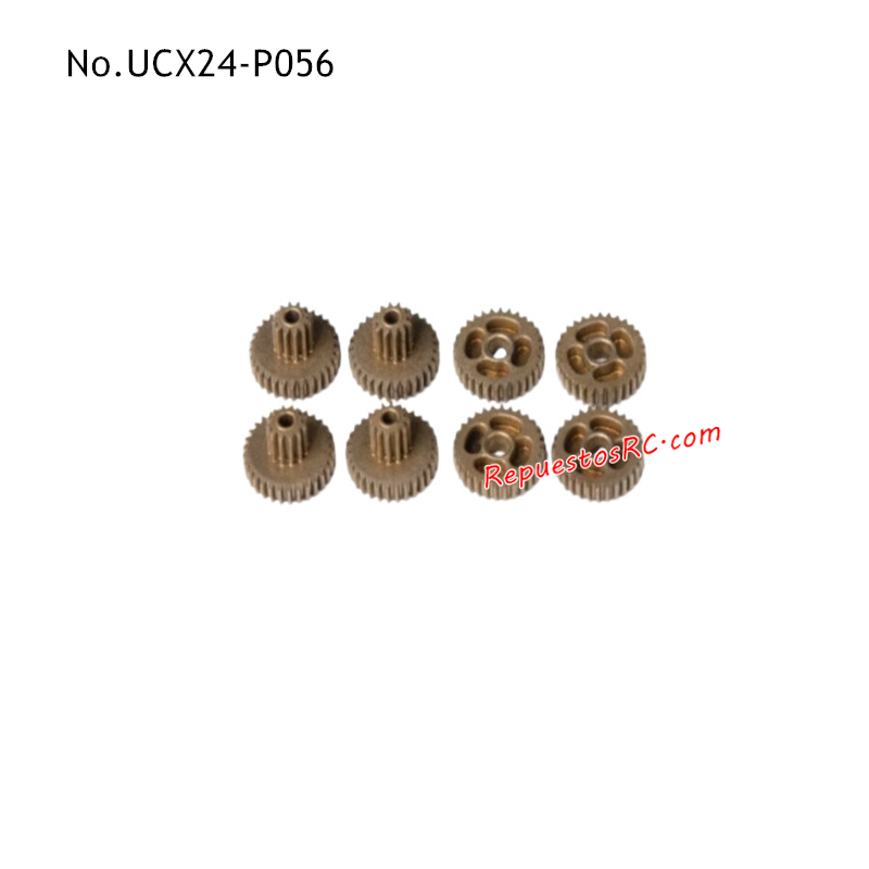 UDIRC UCX2402 Piezas de Mejora para Coches RC Engranaje de Caja de Cambios Met&aacute;lica UCX24-P056