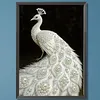 Peacock Special Shaped 5D DIY Partial Drill Diamond Pearl Painting Kit for Adults Beginners Home Decor Pearl Diamond Art Kit Pearl Diamond Dots Painting 11.81x15.75inch