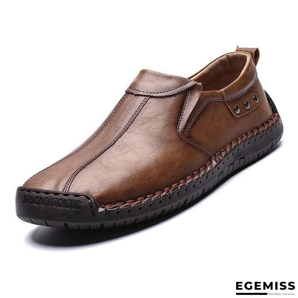 Men Shoes Quality Leather Shoes New Men Flats Hot Sale Moccasins Shoes | EGEMISS