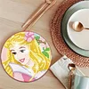 8pcs Cartoon DIY Diamond Painting Holz Untersetzer Kits mit Halter (Prinzessin)