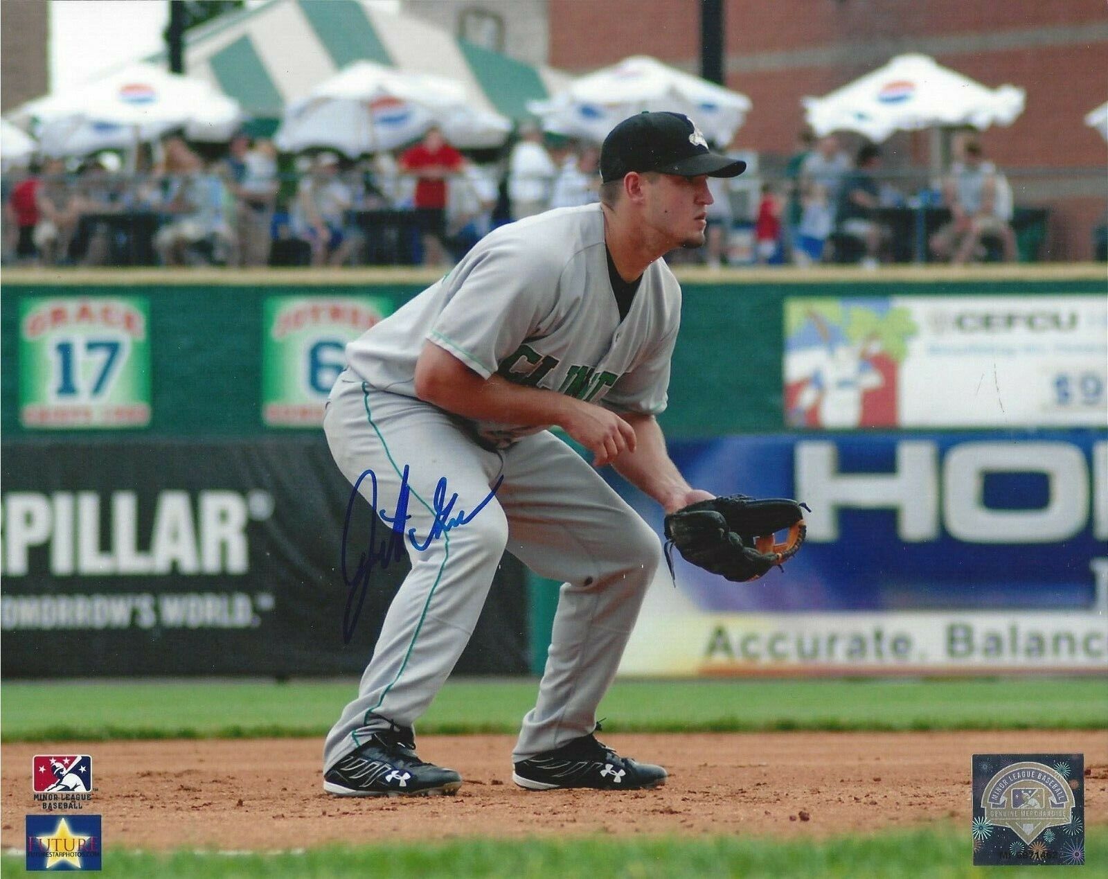 Jonathan Greene Autographed 8x10 Clinton LumberKings#S1163