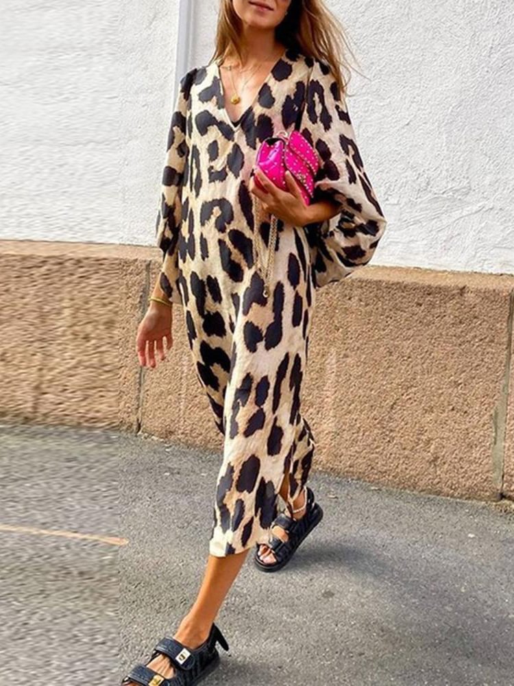 Wild Woman Leopard Print Dress