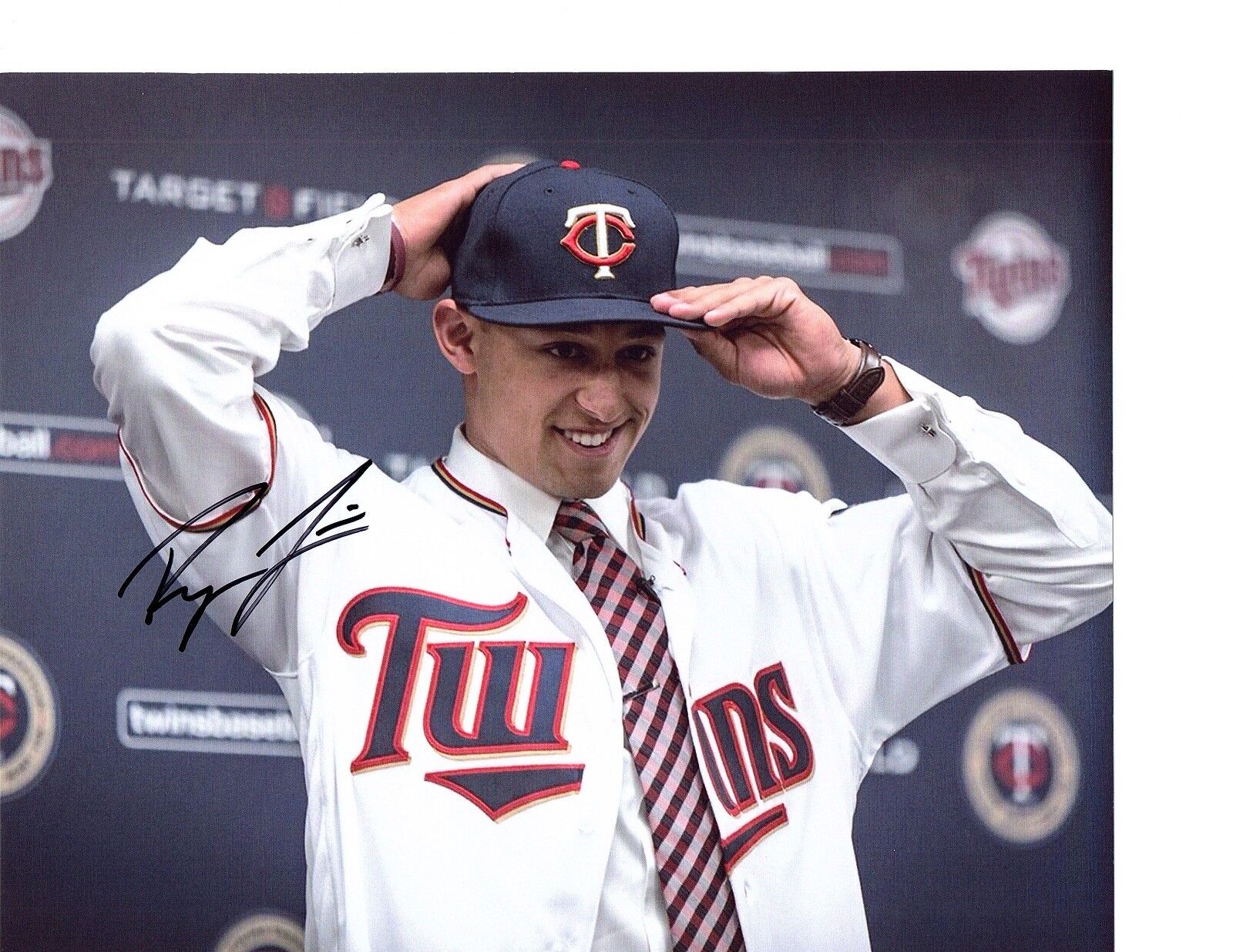 Royce Lewis Signed 8x10 Photo Poster painting Autographed Minnesota Twins Cedar Rapids COA