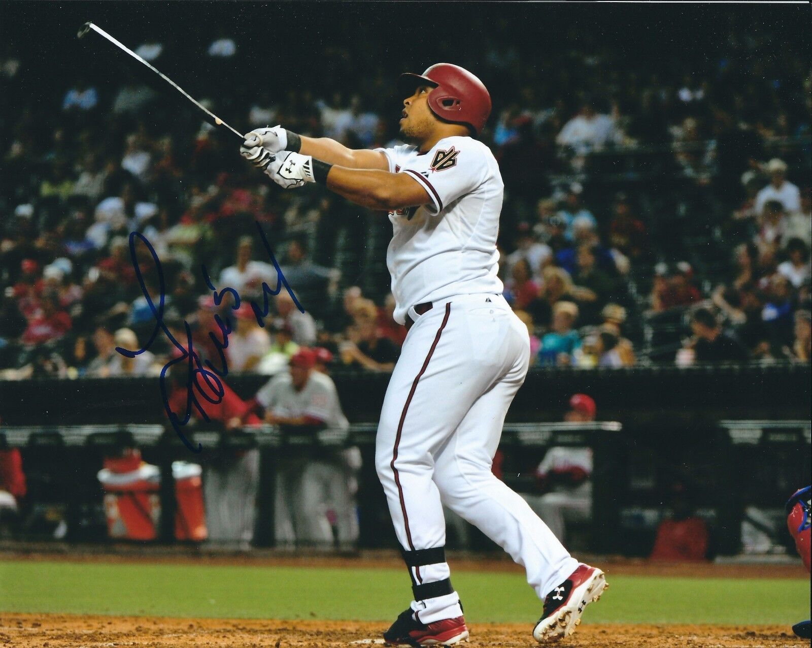 Signed 8x10 YASMANY TOMAS Arizona Diamondbacks Autographed Photo Poster painting - COA