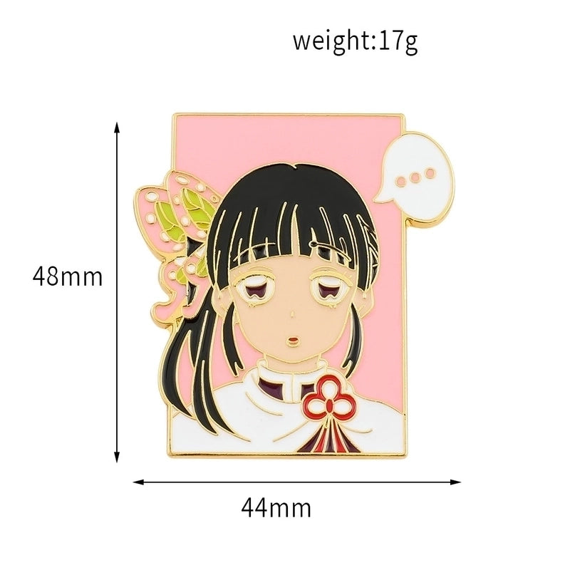 Cartoon Style Pin Cartoon Character Alloy Plating Unisex Brooches