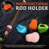 4Pcs Fishing Rod Holder Portable Beach Fishing Pole Holder Fishing Rod Fixer