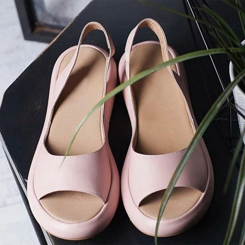 Women Sandals Flops Fashion Rome Slip-On Breathable Non-slip Shoes Woman Slides Solid Casual Female 2019 Dropshipping
