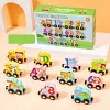 🧩 50% DE R&Eacute;DUCTION SOLDES! ✨ Puzzle Magn&eacute;tique Chiffres & Lettres avec Voiture en Bois - Jeu &Eacute;ducatif pour Apprendre l'Alphabet et les Nombres 🚗🔤 