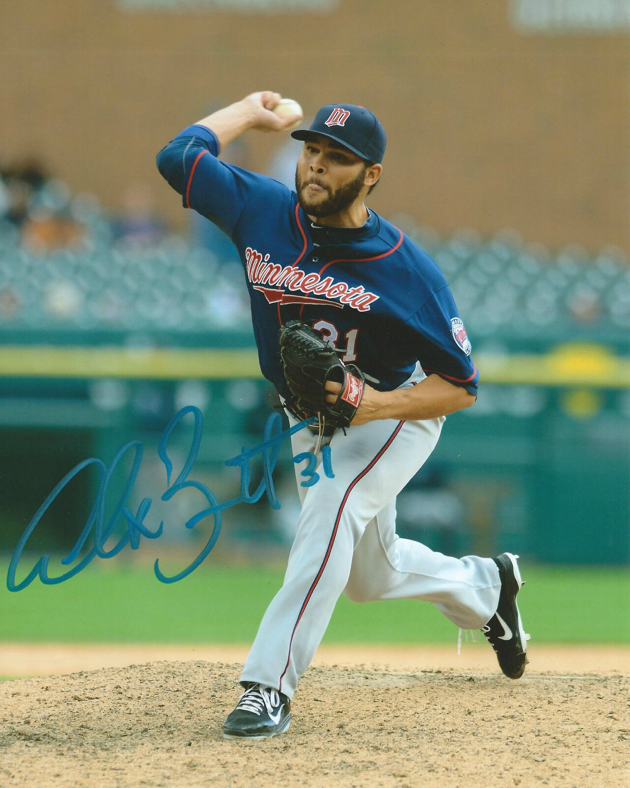 Alex Burnett *MINNESOTA TWINS* Signed Autographed 8x10 Photo Poster painting A1 COA GFA