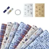 Father's Day Birthday Gift For Him Blue Package Wrapping Paper
