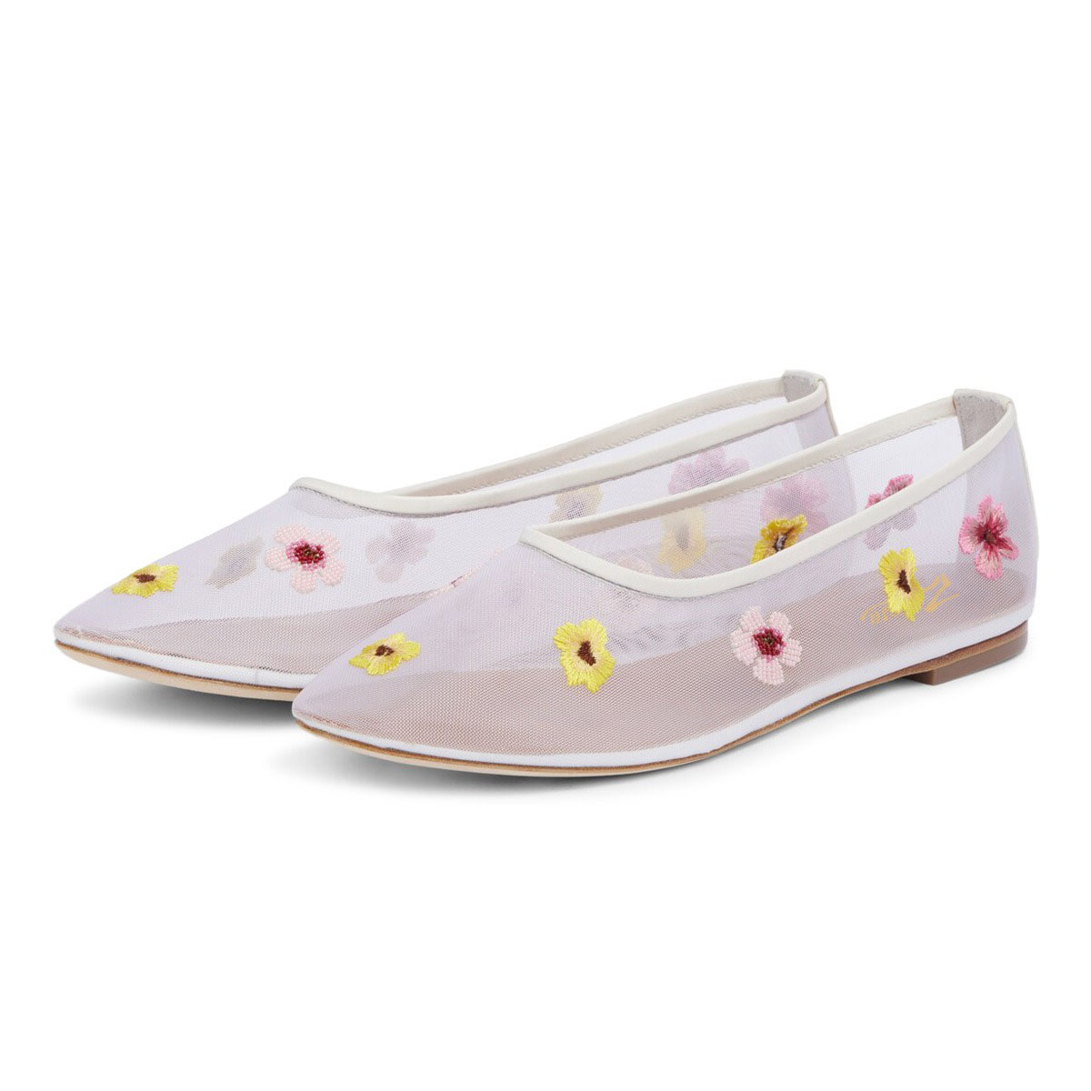 Women Ethnic Flower Embroidery Canvas Flat Shoes main image 0