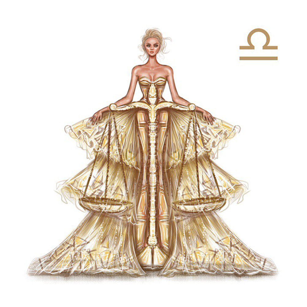 

Constellation Dress - Round Drill Diamond Painting - 40*40CM, 501 Original