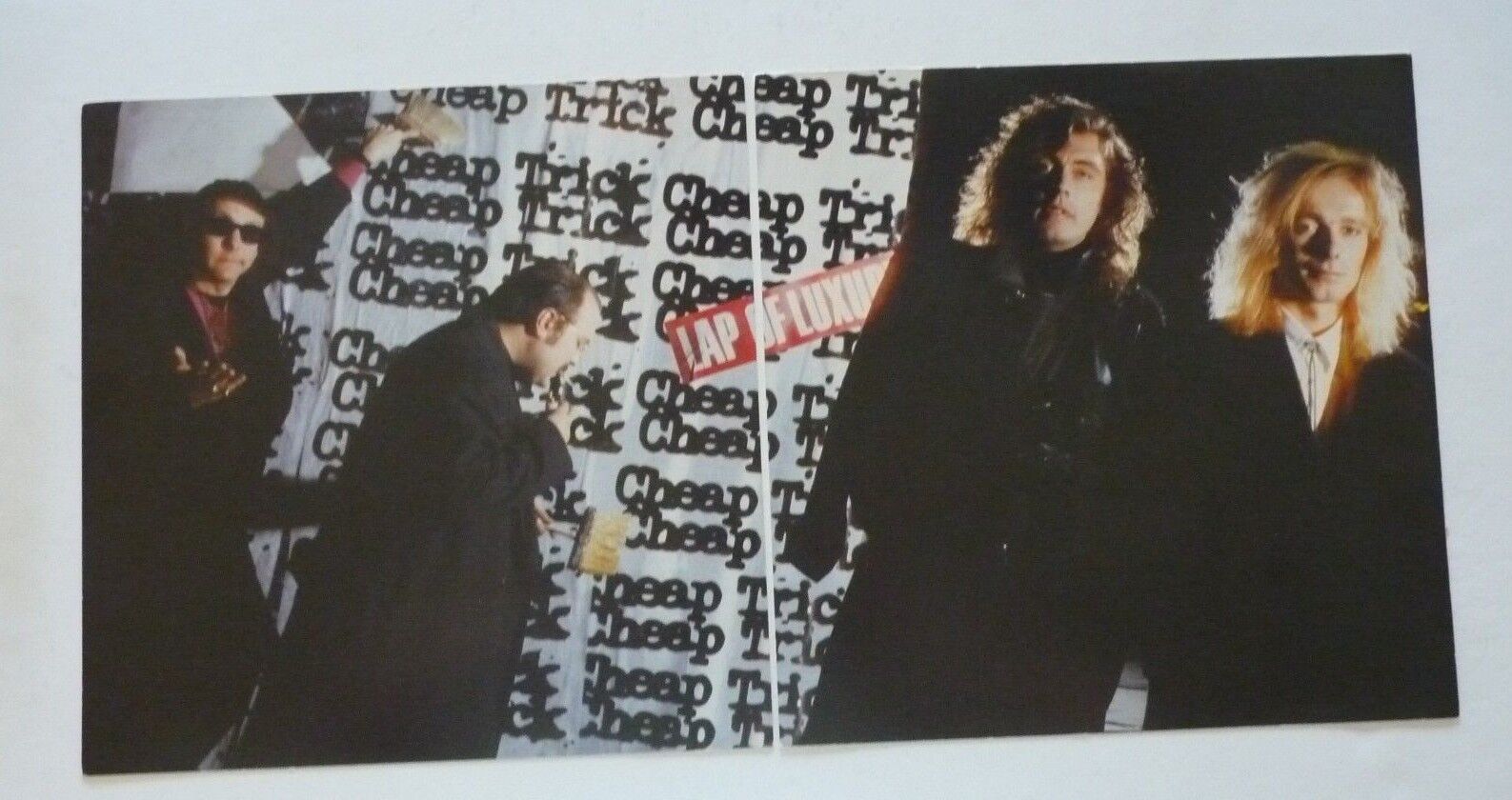 Cheap Trick Lap of Luxury Promo LP Record Photo Poster painting Flat 12x 24 Poster