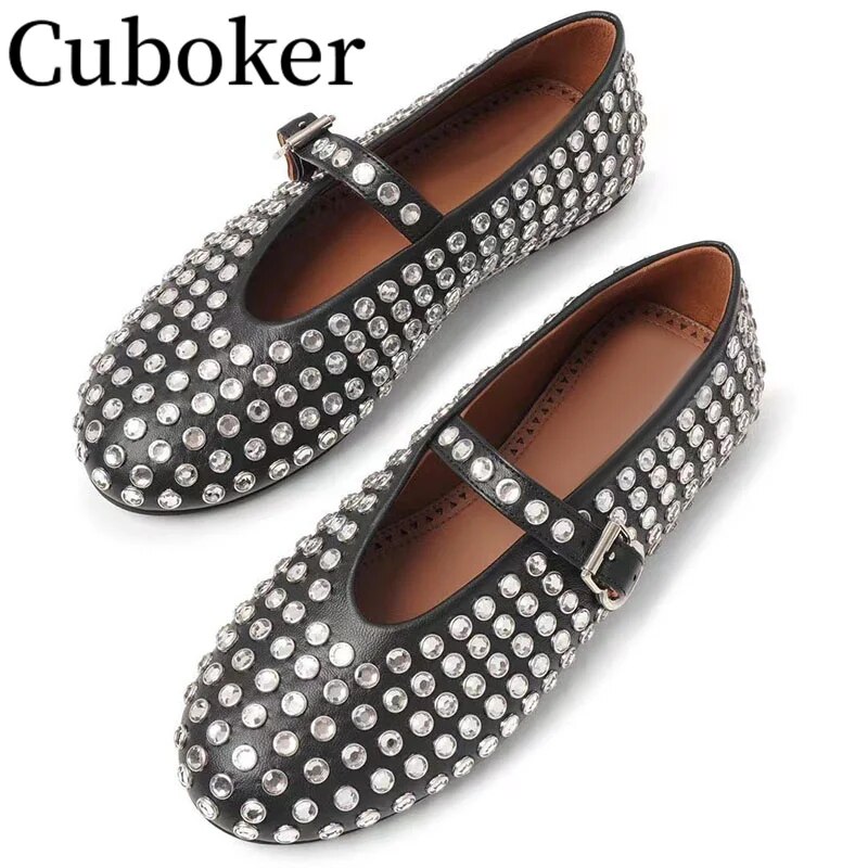 VCshoes Leather Hollow Out Loafers Shoes Women's Flat Shoes Women Causal Flats Doug Shoes Walking Out Ladies Shoes