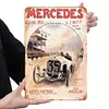 Mercedes - Panneaux en &eacute;tain m&eacute;tallique(20*30cm/30*40cm) - Garage