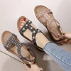 Gioiacombo™ Nuovi sandali estivi con elastico in strass