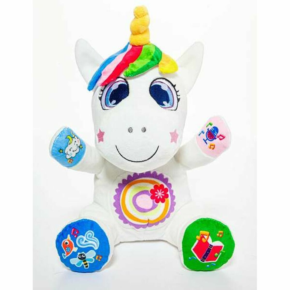 Fluffy toy Molt&oacute; Unicorn Cloth