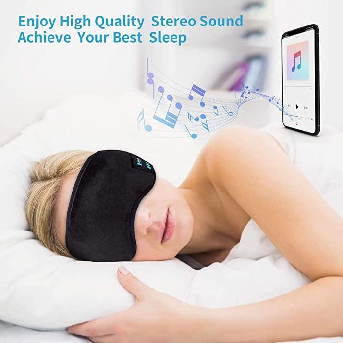 Bluetooth Sleep Eye Mask Wireless Headphones