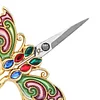 Vintage Embroidery Scissors with Rhinestones Butterfly Shape Needlework Scissors