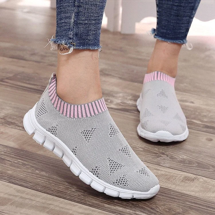 Women Shoes Fashion Socks Sneakers Women 2020 Basket Femme Vulcanize Shoes Sport Sneakers Woman Slip On Zapatillas Mujer 43