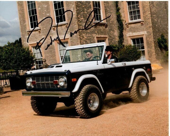 PEDRO PASCAL Signed KINGSMAN THE GOLDEN CIRCLE WHISKEY FORD BRONCO Photo Poster painting