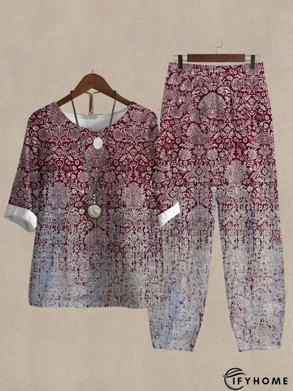 Ethnic Casual Two-Piece Set | IFYHOME