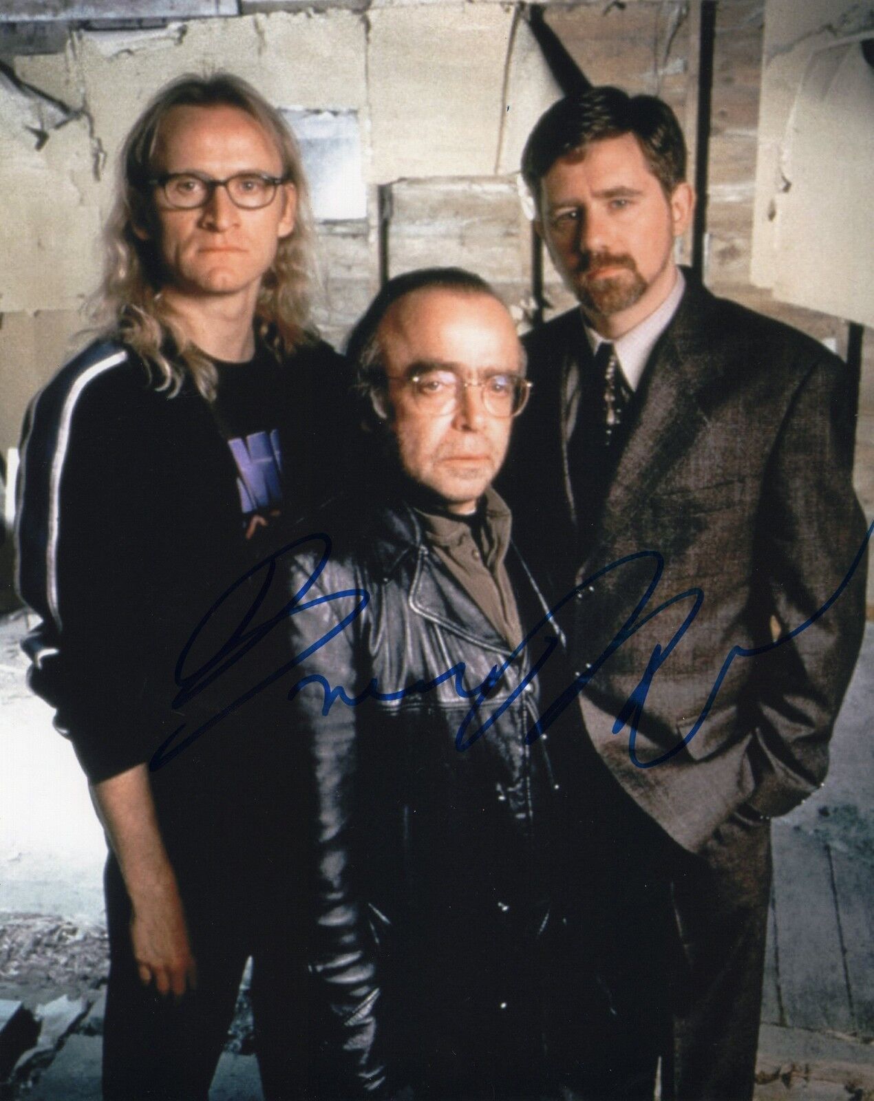 Tom Braidwood Signed The Lone Gunmen 8x10 Photo Poster painting w/COA Melvin Frohike X-Files #1