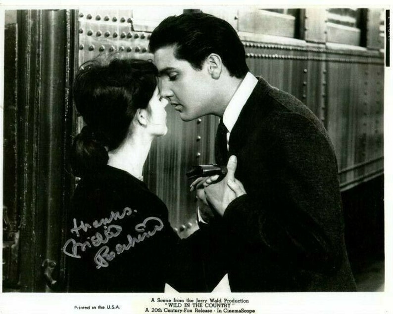 Millie perkins signed autographed wild in the country w elvis presley Photo Poster painting