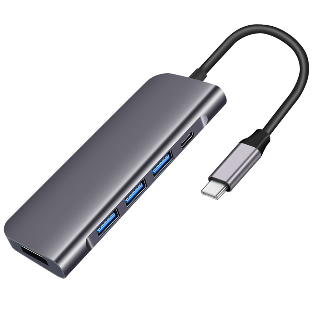 

USB C Hub 5 in 1 Type C to USB 3.0 65W PD 4K HDMI-compatible Adapter for Laptop PC, 501 Original