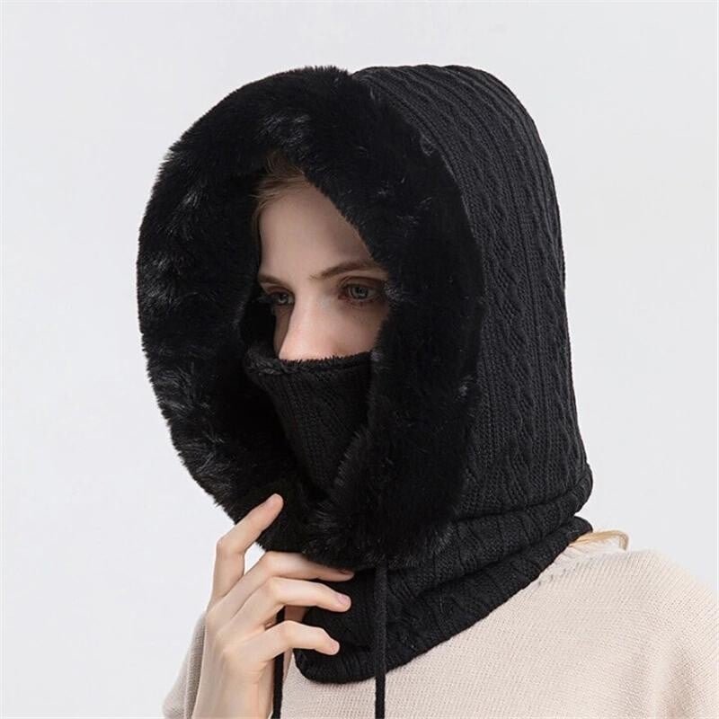 ⛄WINTER SALE - 49% OFF❄️Warm knitted windbreaker hat (Perfect Christmas Gift🎁)