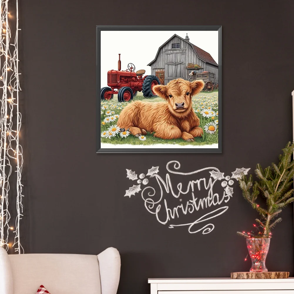 Diamond Painting - Full Round Drill - Calf(Canvas|30*30cm)