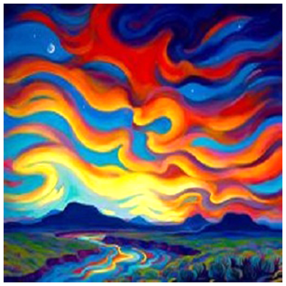 

Rolling Sky - Round Drill Diamond Painting - 30*30CM, 501 Original