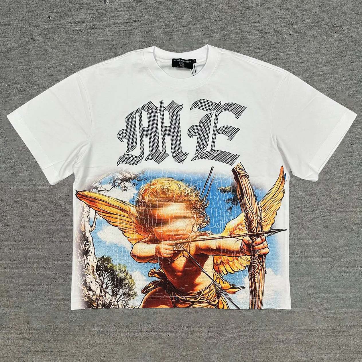 Me-white-astronaut Cotton Short Sleeve T-Shirt